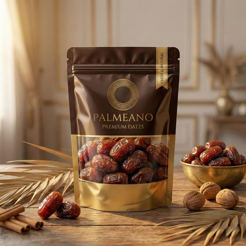 palmeano (4) خرمای زاهدی 500 گرمی زیپ کیپ - تصویر 1